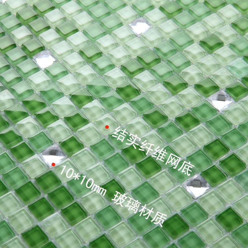 糖果色水晶马赛克墙贴收银台卫生间酒店ktv装饰玄关吧台露台别墅壹德壹