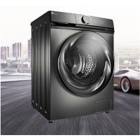 小天鹅 变频水魔方全自动滚筒洗衣机10kg TG100Q366WMUDY 钛金色(HD)