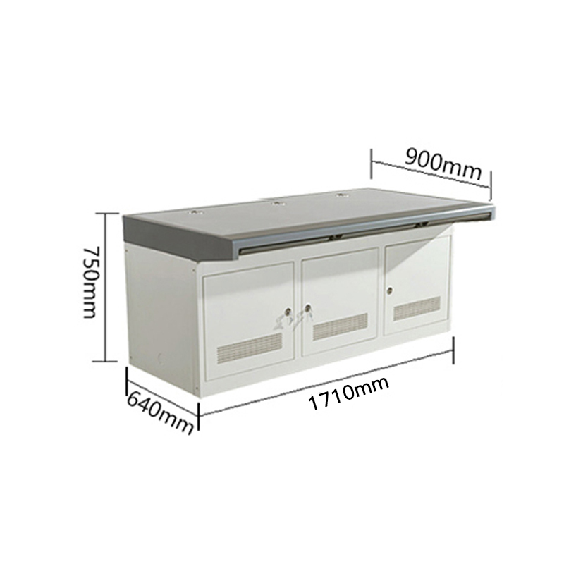 尔迈 电脑操作台控制台机房监控室工作桌 1710*900*750mm