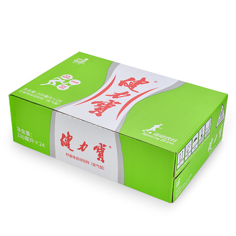 健力宝中国味道饮料柠蜜味运动碳酸饮料330ml24罐礼品袋年货节过年