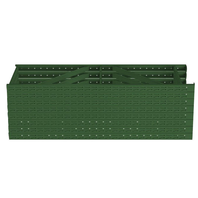 正斌消防铁锹镐农具摆放架安保装备器材存放架绿色盾牌货架存放架中型-副架高清大图