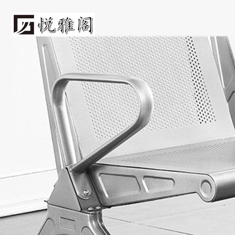 悦雅阁 四人位连排椅 2500*700*780 组高清大图