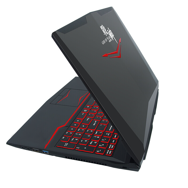 神舟(HASEE)战神Z7M-KP5SC 15.6英寸吃鸡游戏笔记本电脑(I5-8300H 8G 1TB+256GB GTX1050Ti 4G IPS)