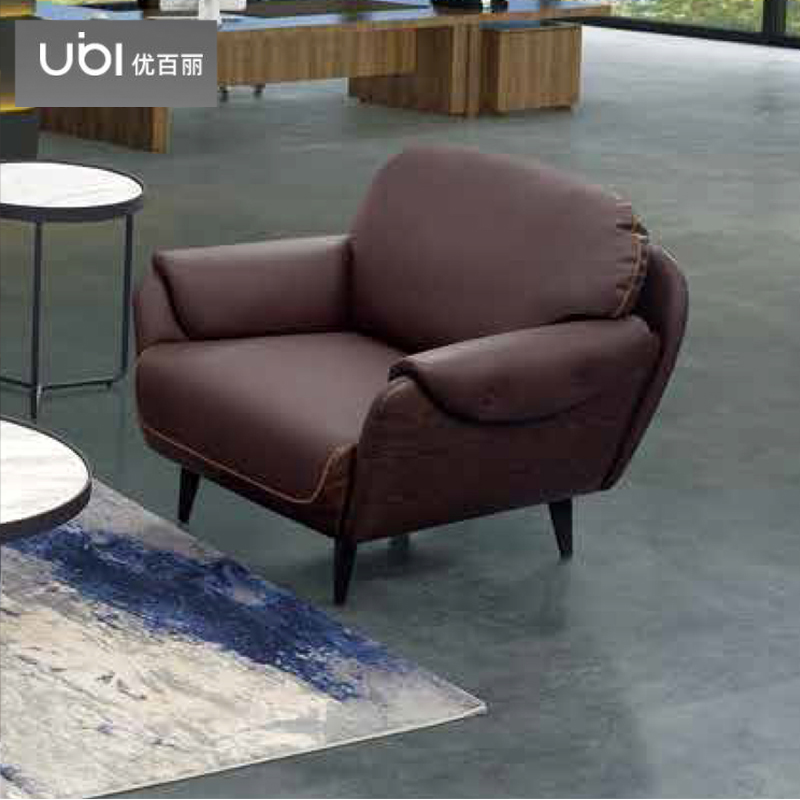 优百丽 F-1901 办公室沙发 办公家具 会客接待 现代简约家具 颜色尺寸可定制高清大图