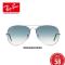 RayBan雷朋太阳眼镜男女款蛤蟆镜渐变色飞行员墨镜0RB3025 003/3F金框浅蓝色渐变镜尺寸58