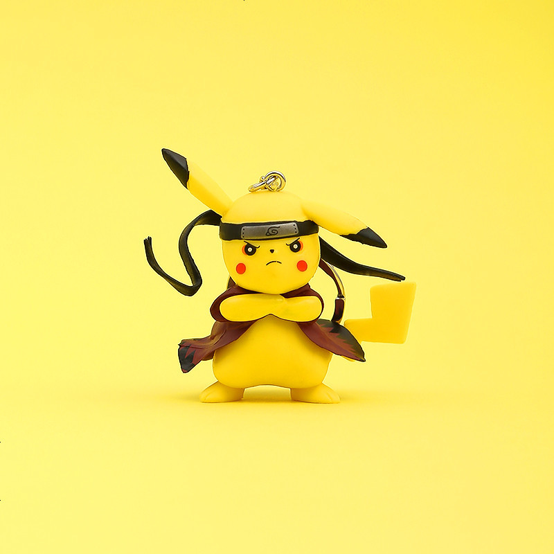 皮卡丘钥匙扣卡通神奇宝贝小贱贱公仔挂件包包挂饰手办礼物钥匙链仙人