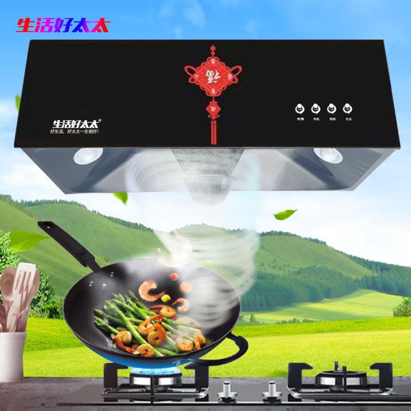 生活好太太 902+AY299中式老式抽油烟机灶具套装家用小户型经济款烟机灶具按键式油烟机灶具套餐烟灶(不提供安装)