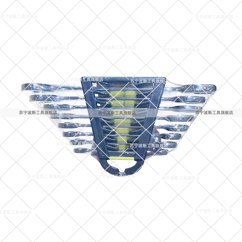 波斯(BOSI) 荧光系列八件套开口扳手 8件套 套高清大图