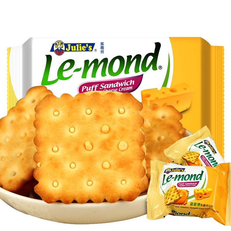 马来西亚进口茱蒂丝芝士味夹心饼干乳酪味180g办公室零食早餐小吃参数