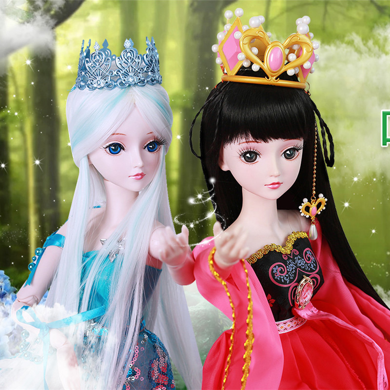 正品叶罗丽娃娃冰公主精灵梦60厘米叶萝莉孔雀仙子洋娃娃女孩玩具