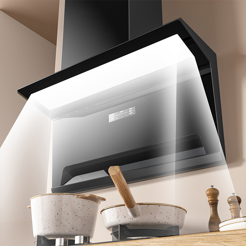 荣事达顶侧双吸抽油烟机家用厨房大吸力自动清洗吸油烟机燃气灶套餐
