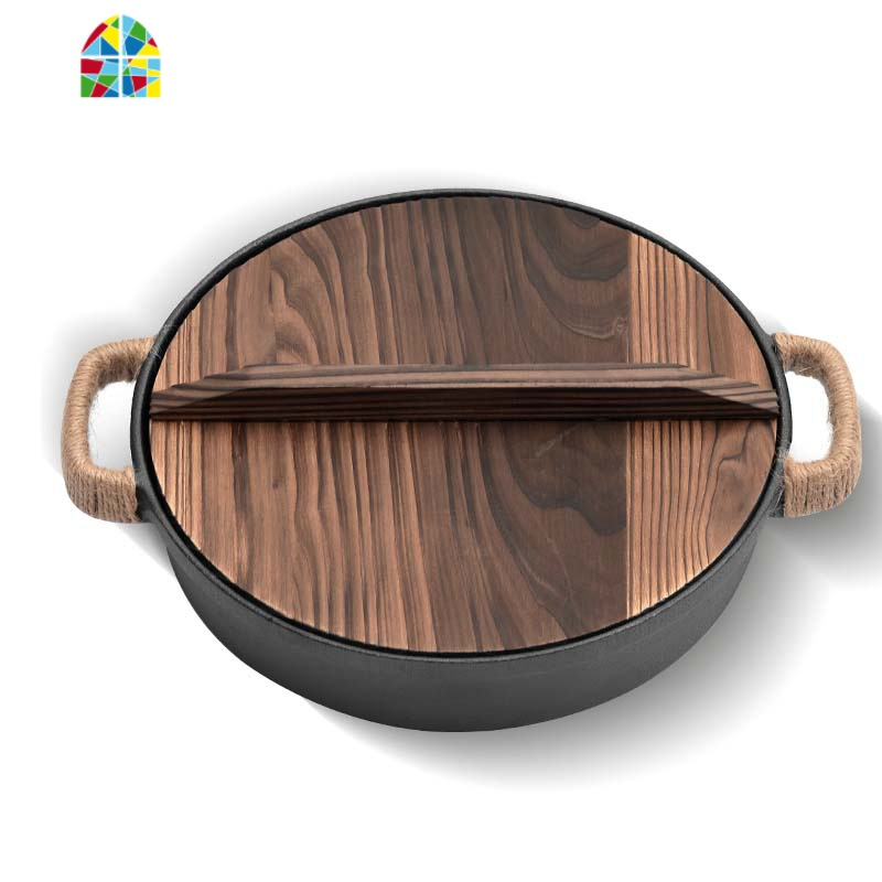 加厚铸铁平底锅煎锅铁锅家用烙饼锅无涂层不粘锅锅煎锅