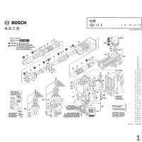 博世 Bosch 160202508D 博世 电锤GSH 11 E 辅助把手 1个