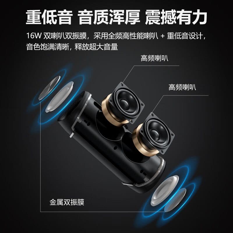 爱特瑞耳 Q619运动蓝牙音箱 户外便携式炫彩音箱图片