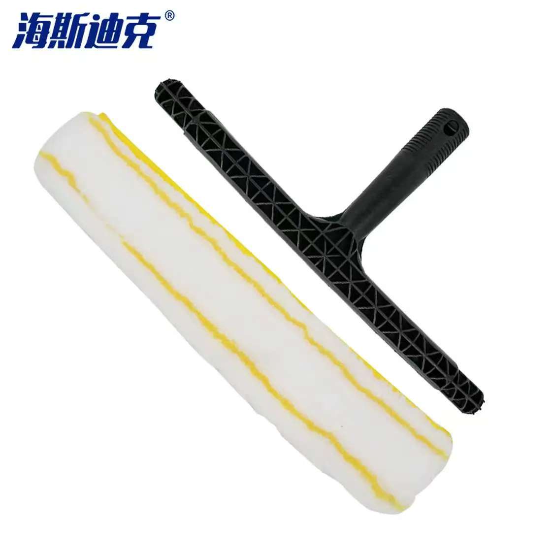 海斯迪克 HK-8008 清洁玻璃工具 两用玻璃刮水器 整套(黄色)