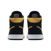 Air Jordan 1 Mid 【美国直邮正品】乔1AJ1 小新欢扣碎 黑黄黑红中帮复合底篮球鞋 554724-071
