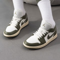 耐克（NIKE）女鞋新款运动鞋Air Jordan 1潮流时尚场下休闲低帮篮球鞋DC0774-182 ZP DC0774-122/白色/绿色 36.5