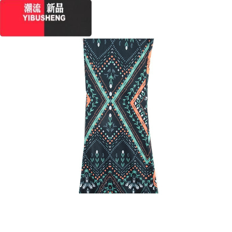 YIBUSHENG2024季新品单腰喇叭裤修身松紧低腰弹力新款休闲裤薄款喇叭裤女