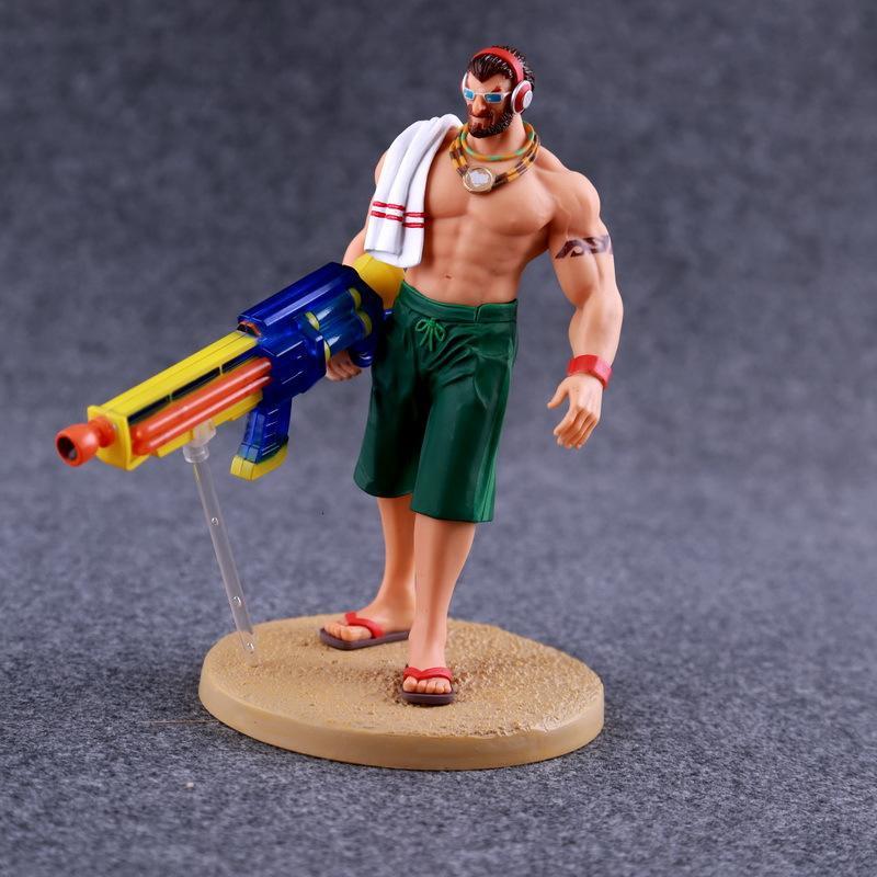 工艺游戏手办法外狂徒格雷福斯男泳池派对手办泳衣派对男枪均码