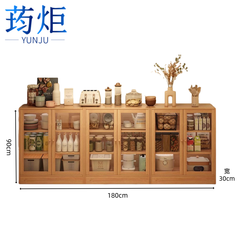 荺炬餐边柜 6门 台