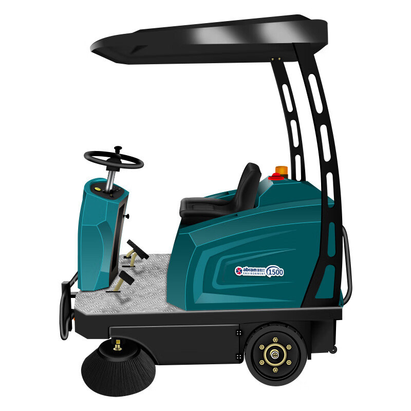 亚伯兰(abram)YBL-1500锂电款驾驶式扫地车 厂区环卫用粉尘灰尘石子泥土清扫车 工业室外清扫