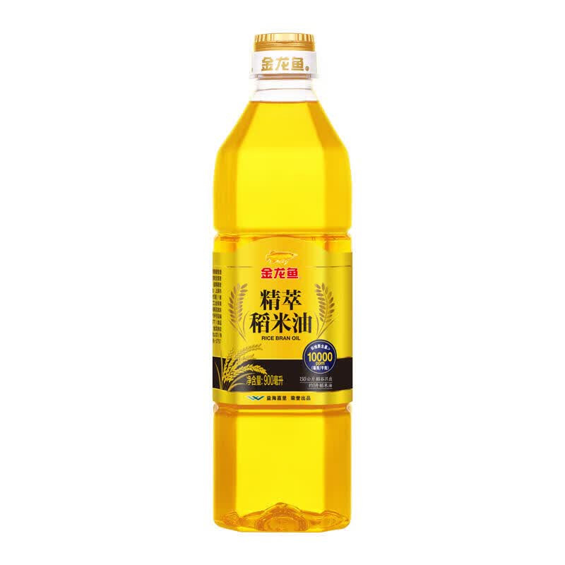 金龙鱼稻米油质地清亮风味浓郁烹饪提味精萃稻米油900ml*3瓶高清大图