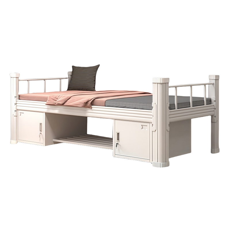 晨磊 单层宿舍床 1.2m(床板+床垫+床下柜) 套高清大图