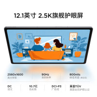 联想小新平板12.1 2025款 2.5K护眼超清大屏平板电脑娱乐大学生学习网课AI平板联想