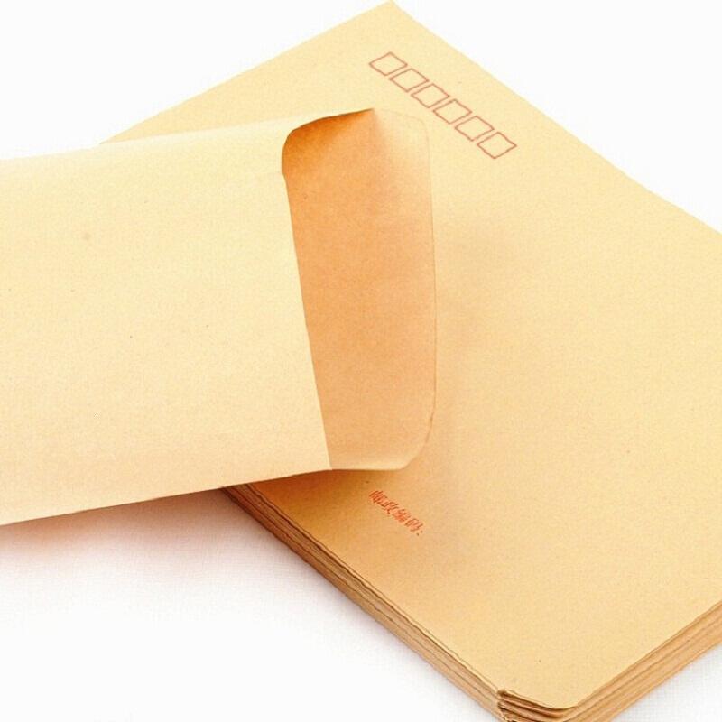 zl 6号牛皮无线信封 100个/包 办公用品 普通信封