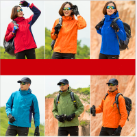 探拓(TECTOP)男女三合一可拆卸秋冬摇粒绒冲锋衣可定做logo