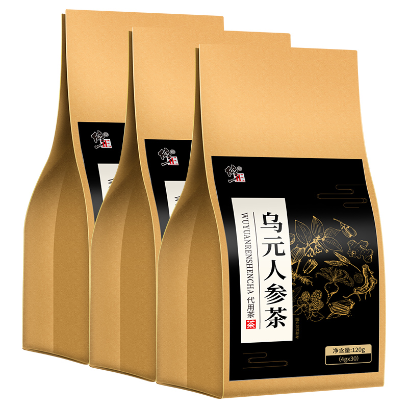 修正人参五宝茶男人八宝养生茶补品男士十宝调理身体枸杞保健肾茶参数