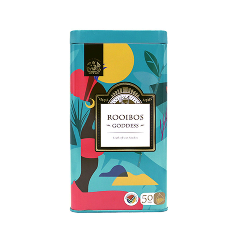 rooibosgoddess南非国宝茶金雀女神茶清香安神路易波士红茶50包罐视频