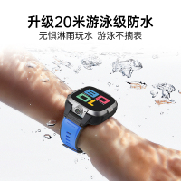小寻AI学习手表Y2宝石蓝 移动联通电信全网通4G前后双摄视频通话GPS定位防水家庭群聊移动支付中小学生通用AI互动学习