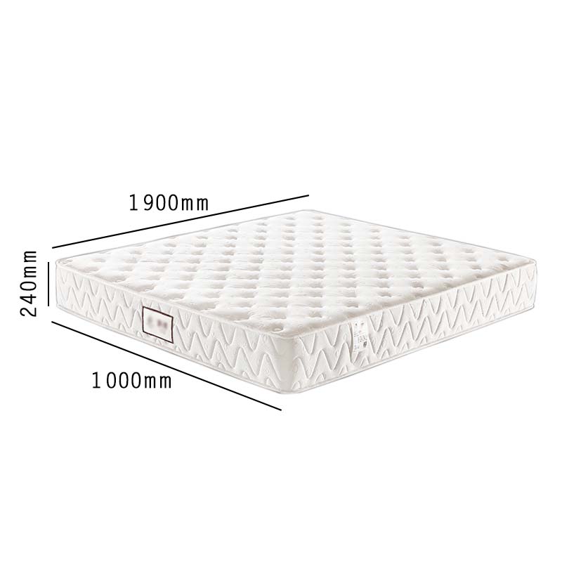 帅畅压缩卷包席梦思床垫独立弹簧天然乳胶超软折叠软硬两用[天然乳胶+布袋簧+硬质绵]厚约24cmD款高清大图
