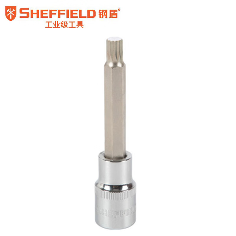 SHEFFIELD/钢盾 12.5mm系列55mm长十二角旋具套筒 S015283 1支高清大图
