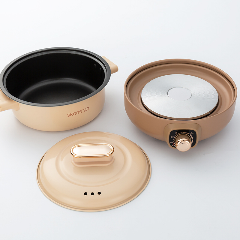 思嘉思达 福满楼 分体火锅 电蒸锅电煮锅 涮炒蒸煮一体 多用途分体式家用锅SKD-G0191高清大图