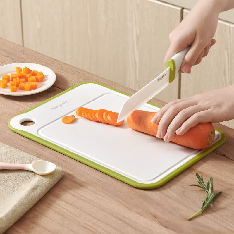 babycare陶瓷辅食刀具套装四件套BC2108048 查特绿 (单位:套)高清大图