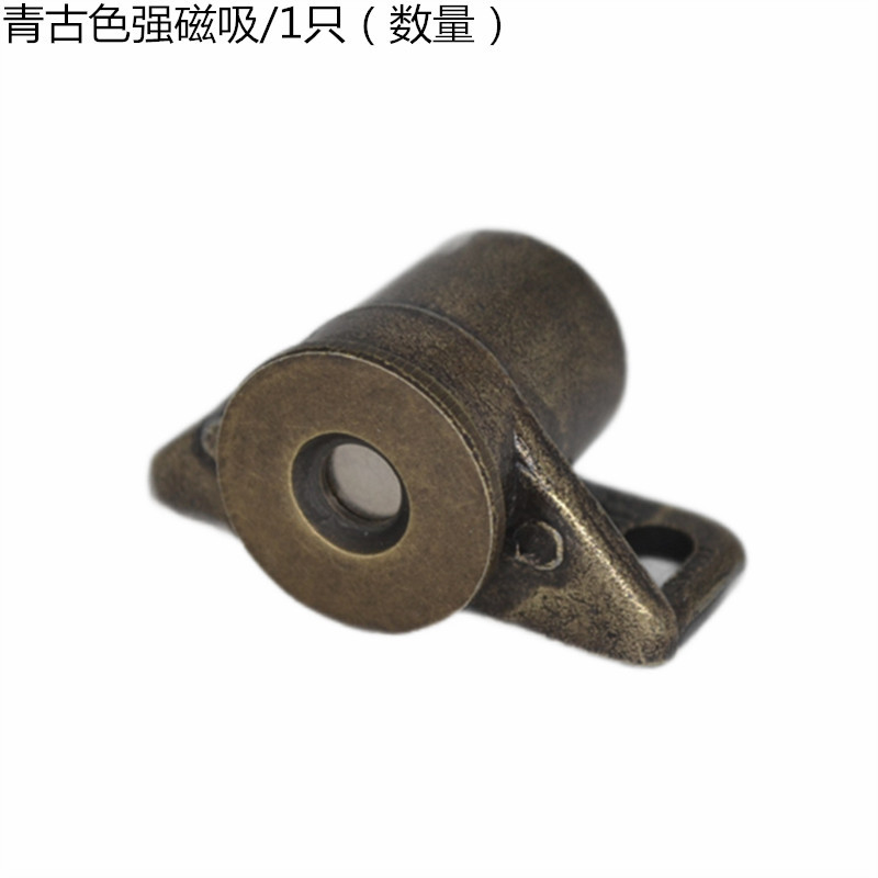 青古色磁吸/1只(数量)配螺丝 加厚加强吸力重型强磁力纱窗磁碰推拉门柜门开关门磁吸小木门碰珠