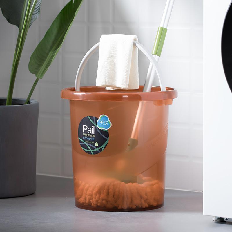 透明手提家用大号加厚洗衣桶储水桶洗车圆桶塑料桶水桶