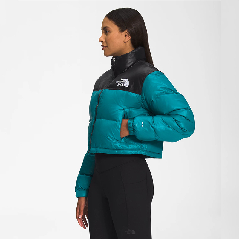 北面thenorthface女士羽绒服nuptse系列700填充防水保暖短款羽绒服