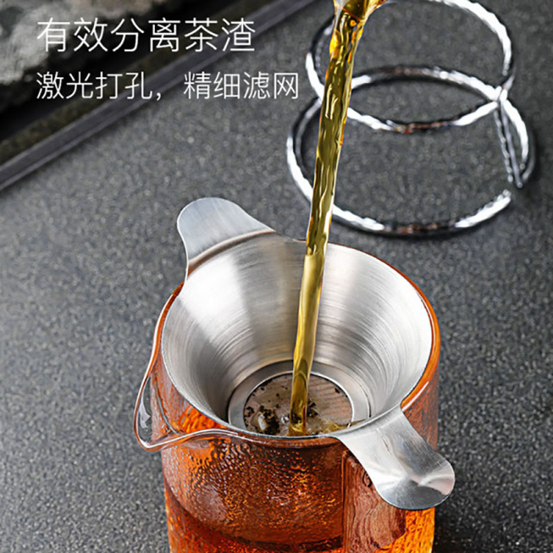 方然茶漏茶滤304不锈钢过滤网泡茶工具高清大图
