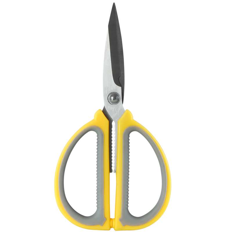 齐心 B2772 舒适大手柄剪刀 黄 单把装
