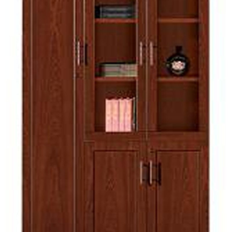 大央文件柜SE-103左 1200W*400D*2000H书架落地置物架客厅家用靠墙收纳柜子储物柜办公室文件柜简易书高清大图