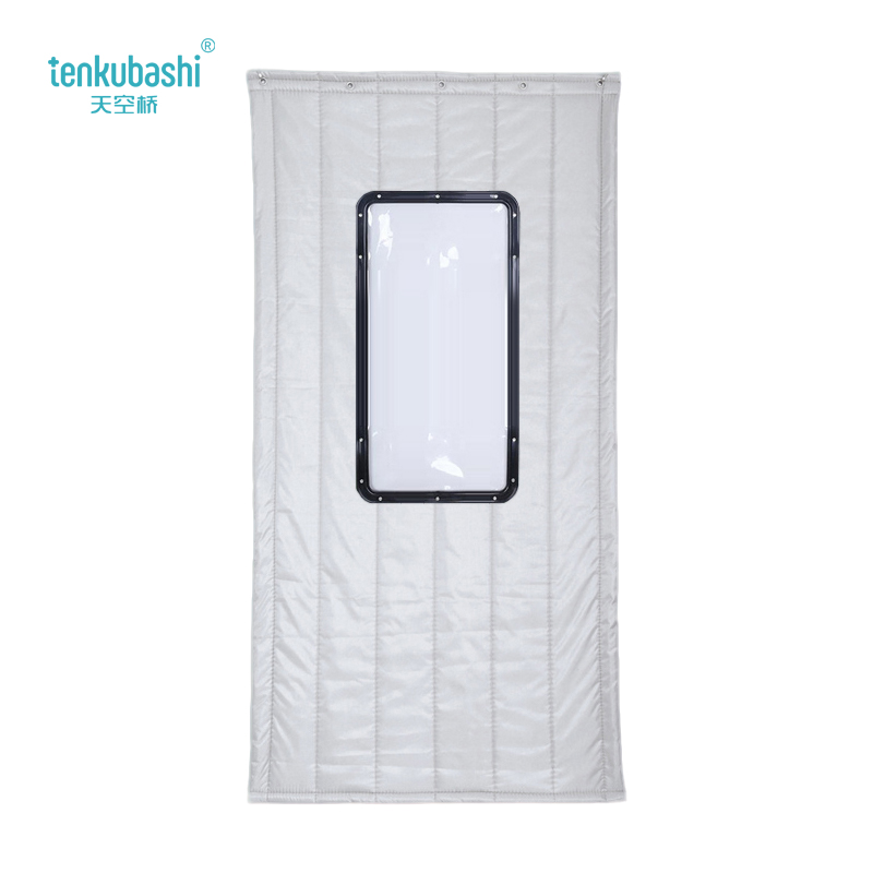 天空桥 棉门帘 MML-256银灰色40*80cm四层棉 平方米高清大图