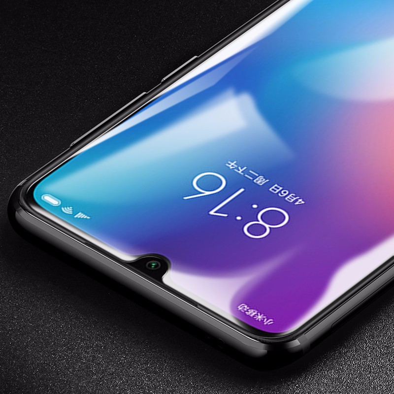 [买2送手机壳]轻万适用小米9pro钢化膜非全屏高清透明防摔贴膜xiaomi手机保护膜全玻璃高清大图