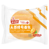 美焙辰天然酵母面包香橙味450g整箱 6枚装