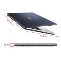 华硕（ASUS）灵耀S4000UA7500 14英寸窄边框金属商务本笔记本电脑 i7-7500U 8G 256GB固态 高清屏