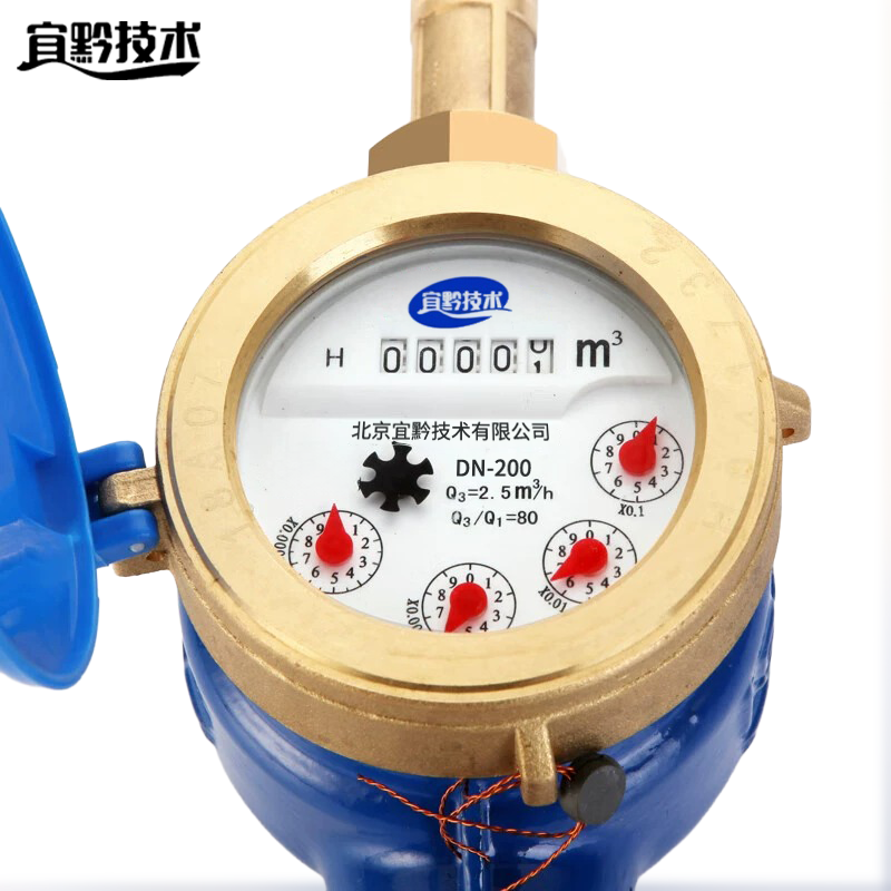 宜黔技术 法兰旋翼式水表 DN-200 个高清大图