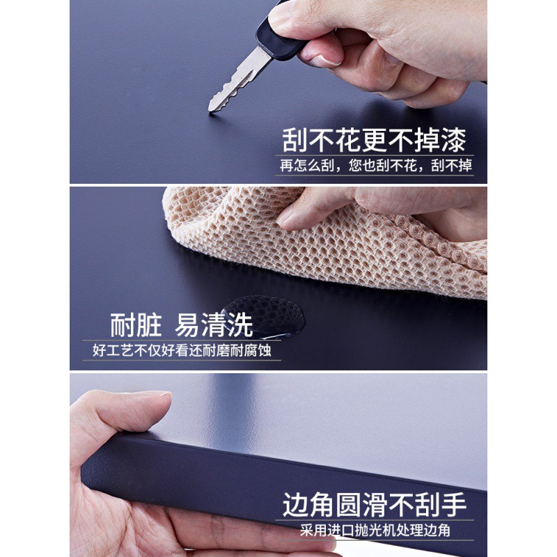 不锈钢冰箱夹缝厨房置物架落地式多层微波炉收纳架子缝隙侧超窄柜收纳层架 三维工匠高清大图