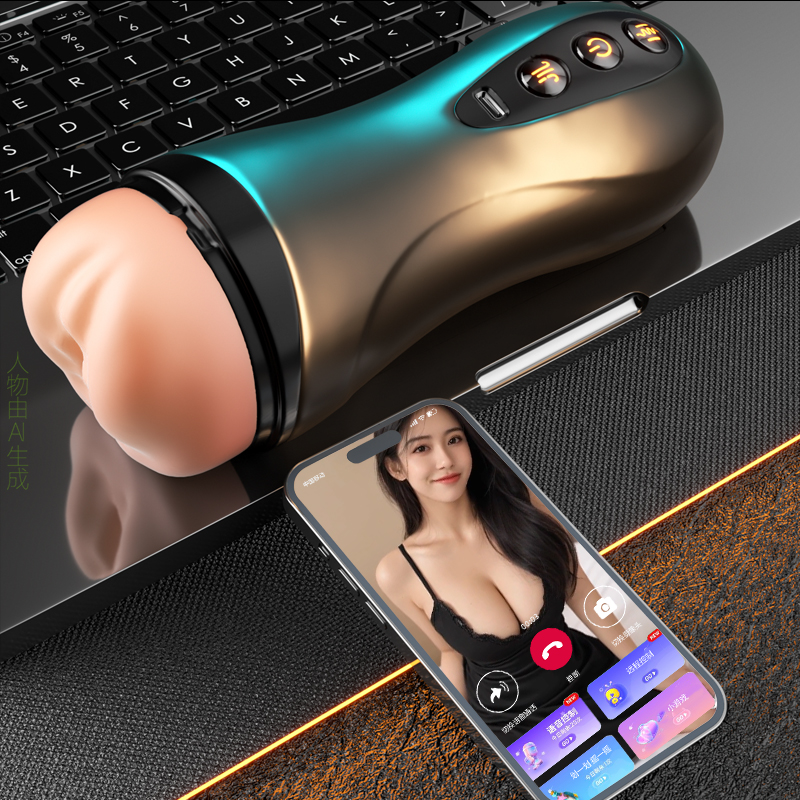 飞机杯男用电动全自动伸缩男士自慰神器脱敏训练处女可插入趴着玩高清大图